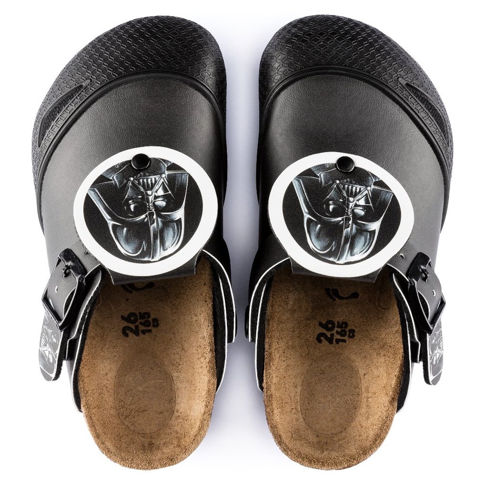 Birkenstock Kid's Birko-Flor Kay Hulk Star Wars Darth Shoes Black … - Picture 4 of 8